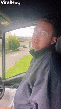 Man Exits Van And Slips GIF by ViralHog