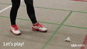 londerzeelbadminton play badminton lets play lob GIF