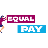 Feminism Pay Me What You Owe Me Sticker by National Women's Law Center