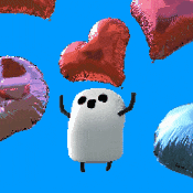 하트 Marshmallow GIF