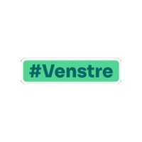 Framover Sticker by Venstre