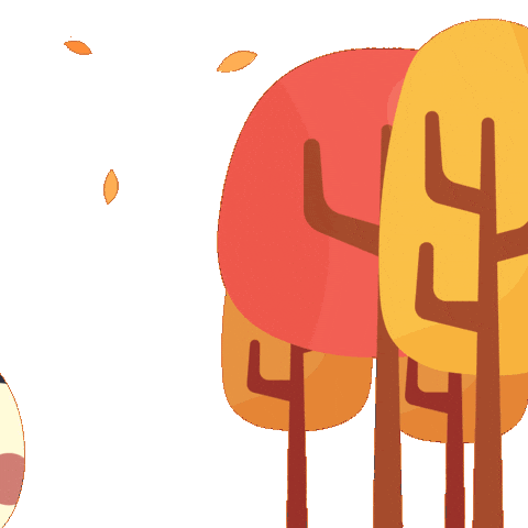 Happy Autumn Leaves Sticker by Finch Care