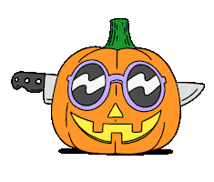 StevenHarringtonStudio halloween spooky pumpkin october Sticker