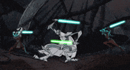 Clone Wars Lightsabers GIF