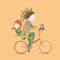 Mom Bike GIF