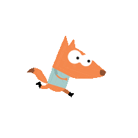 fabionikolaus fox run fast raposa Sticker