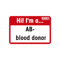 Blood Donor I Donated Sticker by Lifeline Blood Services