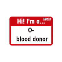 Donate Sticker by Lifeline Blood Services