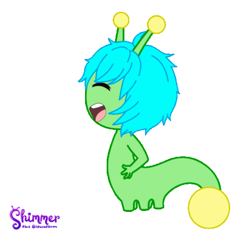 Ha Ha Lol Sticker by ShimmertheGlowworm