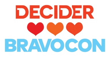 decider decider bravocon Sticker
