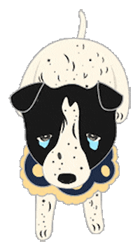Sad Dogs Sticker