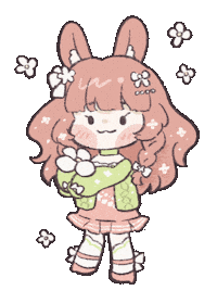 Flower Chibi Sticker
