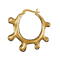 3D Gold Sticker by Carol Civre