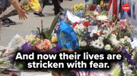 Stricken with fear