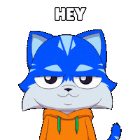 Happy Whats Up Sticker by Toshithecat