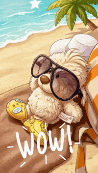 Teddy Bear Wow GIF