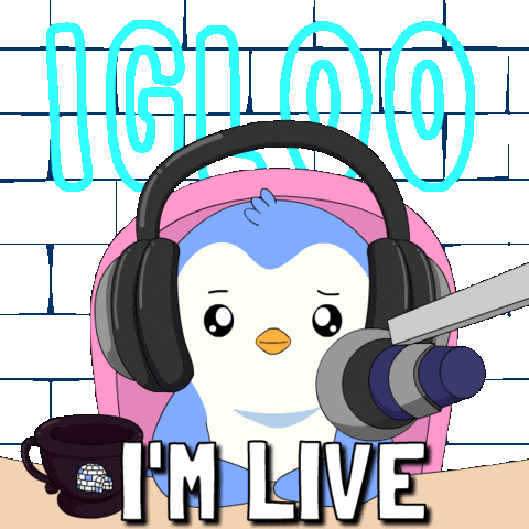 Streaming Youtube Sticker by Pudgy Penguins
