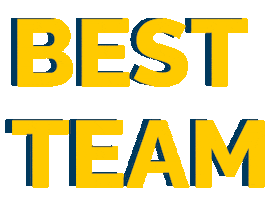 Best Team Typography Sticker by pflegegemeinsam