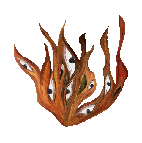 Art Burn Sticker