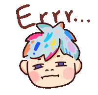 5ummahuihk anime girl what confused Sticker