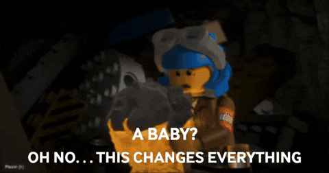 chasingafterdear giphyupload baby lego new baby GIF