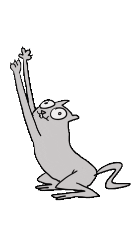 Cat Ytram Sticker by Hombre_McSteez