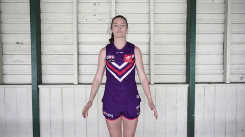 Shock Omg GIF by Fremantle Dockers