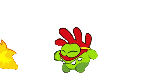 Fire Shock Sticker by Om Nom