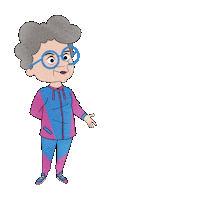 Eyeroll Grandma Sticker