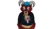 Hockey Mascot Sticker by New Mexico Goatheads