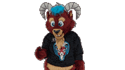 Hockey Mascot Sticker by New Mexico Goatheads