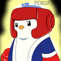 Party Glow GIF by Pudgy Penguins