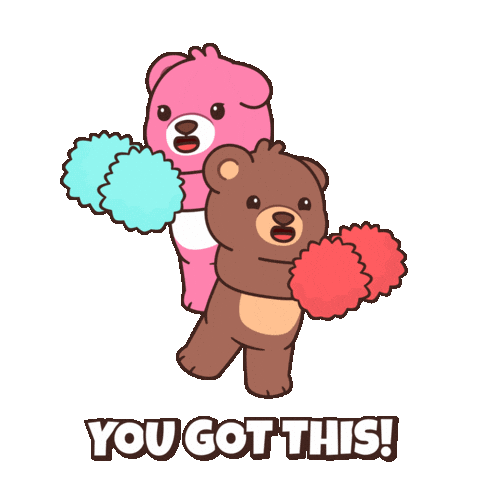You Got This Teddy Bear Sticker by BEARISH