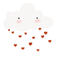 Heart Cloud Sticker by Ogin Nayam