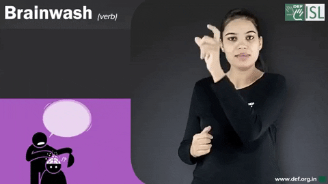 Sign Language Brainwash GIF by ISL Connect