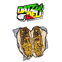 Beef Patty Caribbean Food Sticker by DatzDeli