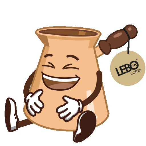 Laughter Lebo Sticker by LEBOcoffee