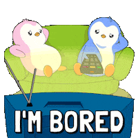 Bored Television Sticker by Pudgy Penguins
