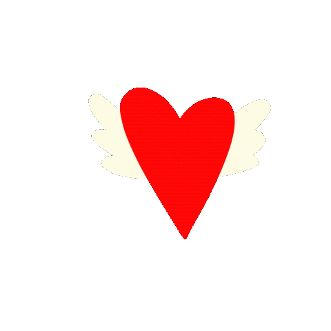 Heart Wings Sticker
