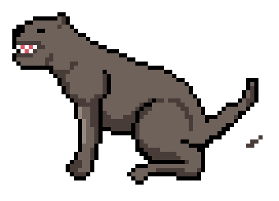 Dog Pixel Art Sticker