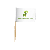 Flag Hiking Sticker by Bookatrekking.com