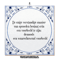 Impact Wijsheid Sticker by Tegelspreuken.nl