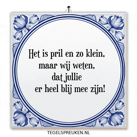 Geluk Klein GIF by Tegelspreuken.nl