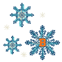 Seasons Greetings Snow Sticker by Bucknell University