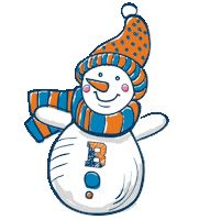 Seasons Greetings Snow Sticker by Bucknell University