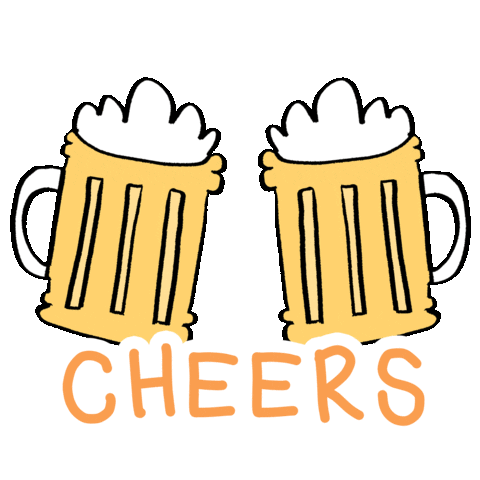 Party Beer Sticker by Melody