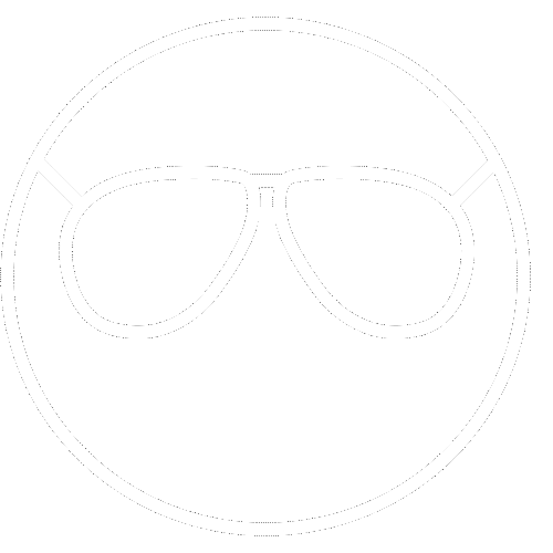 _NEUBLCK smile cool sticker face Sticker