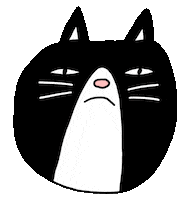 Cat Cartoon Sticker by pey chi