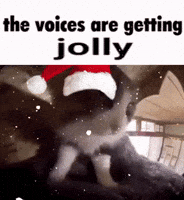 Merry Christmas Cat GIF