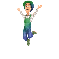 duquima jumping brazil agro farm Sticker